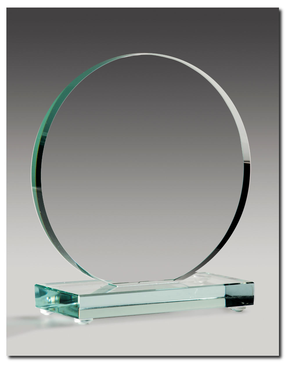 günstige Glastrophäe Circle