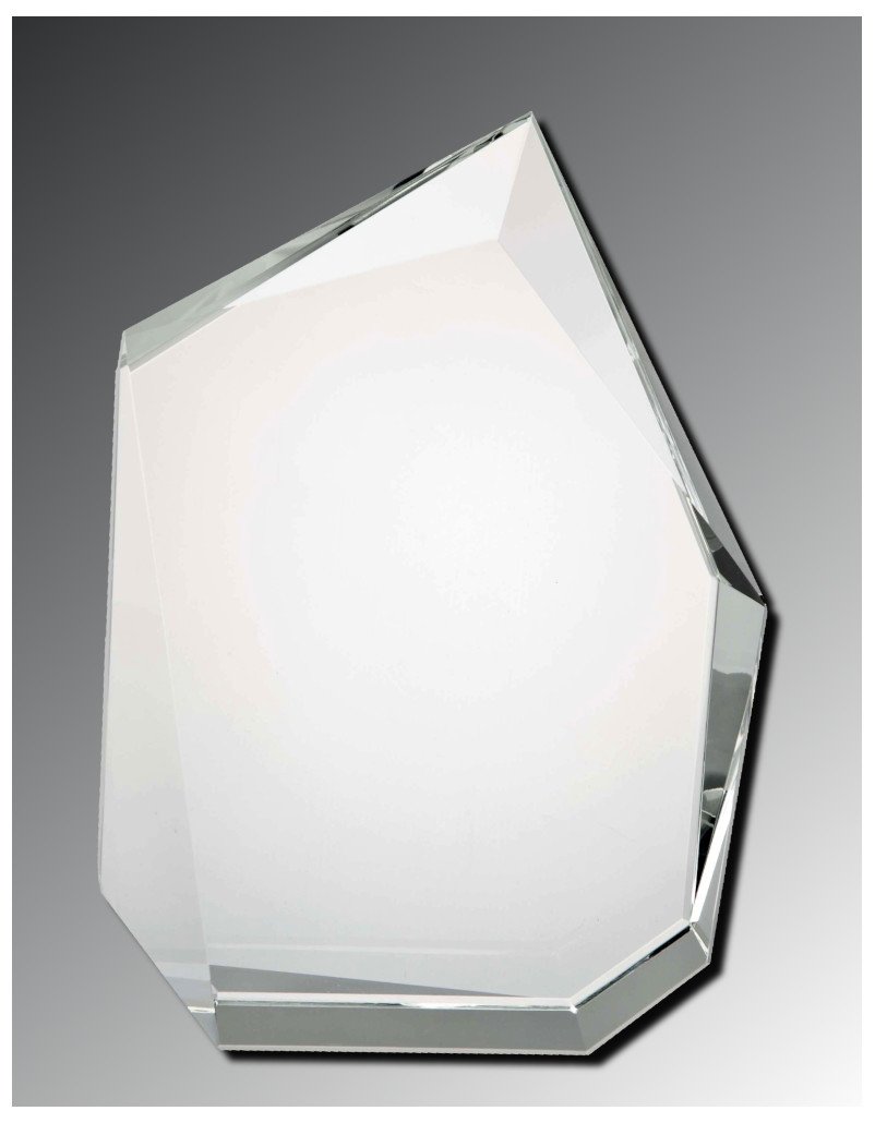 Glaspokale mit Gravur, Glastrophäen, Glasawards, 3D Foto Glasgravur, Pokale:  Glasaward Matterhorn