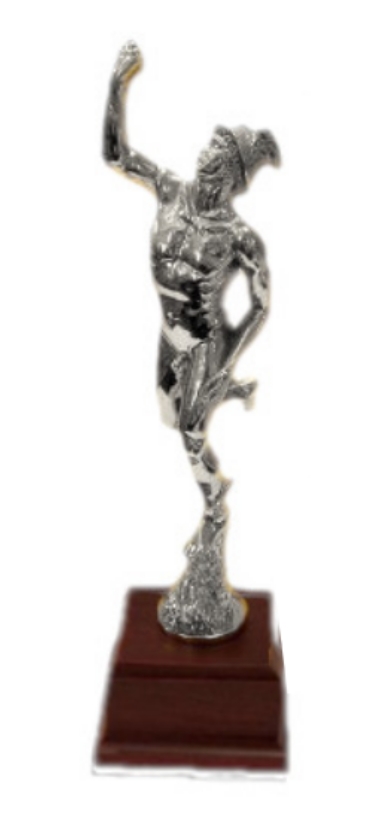 Glaspokale mit Gravur, Glastroph&auml;en, Glasawards, 3D Foto Glasgravur, Pokale:  Hermes