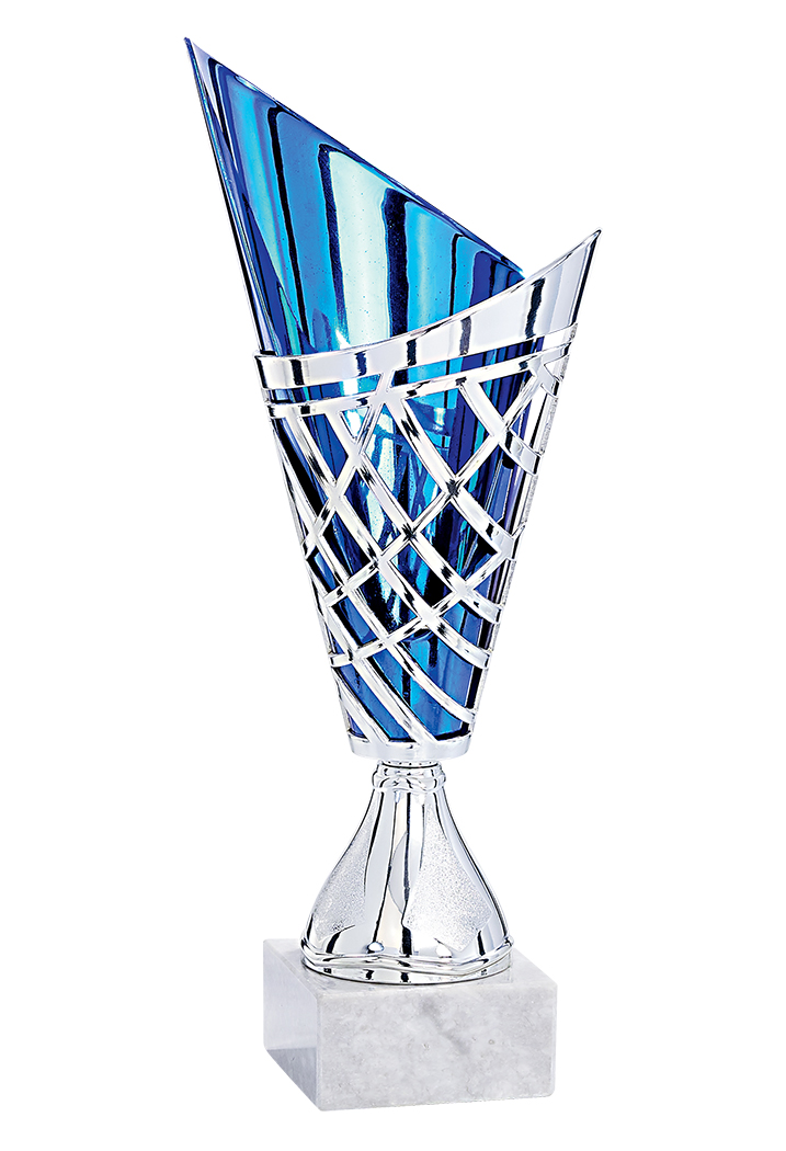 Glaspokale mit Gravur, Glastrophäen, Glasawards, 3D Foto Glasgravur, Pokale:  Pokal Rhone