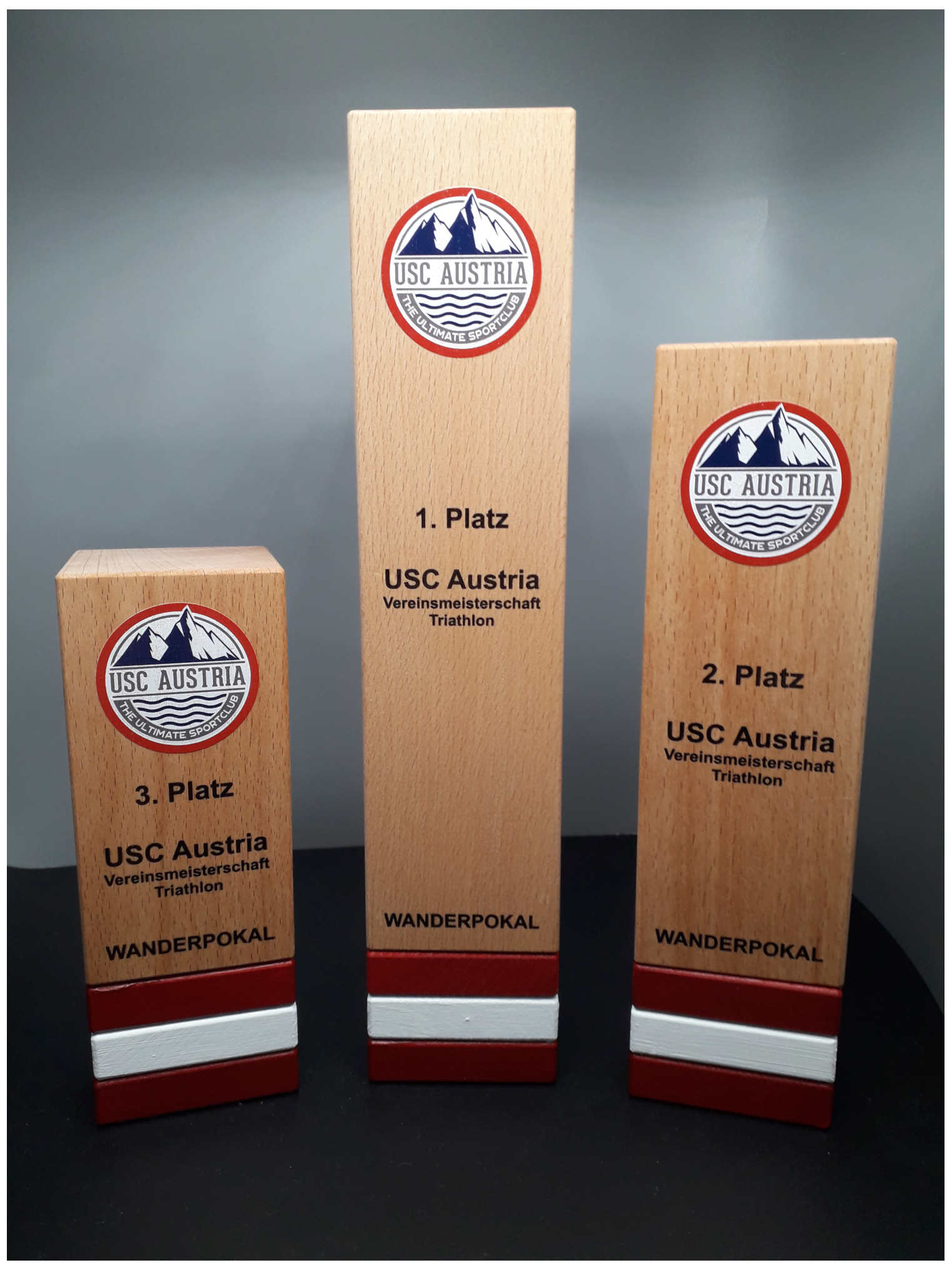 Holztrophäe Triumpf